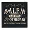 Stupell Industries Salem Apothecary Vintage Witch Sign Square Framed Giclée Wall Art